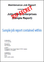 TOP SECRET Sample Job Report